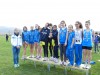 podio 4x100 ragazze: 1 Atletica Mondovì con Marta Rattalino, Chiara Ceragioli, Maddalena Acomo, Nouh