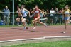 Michela Sibilla in azione sui 100 metri