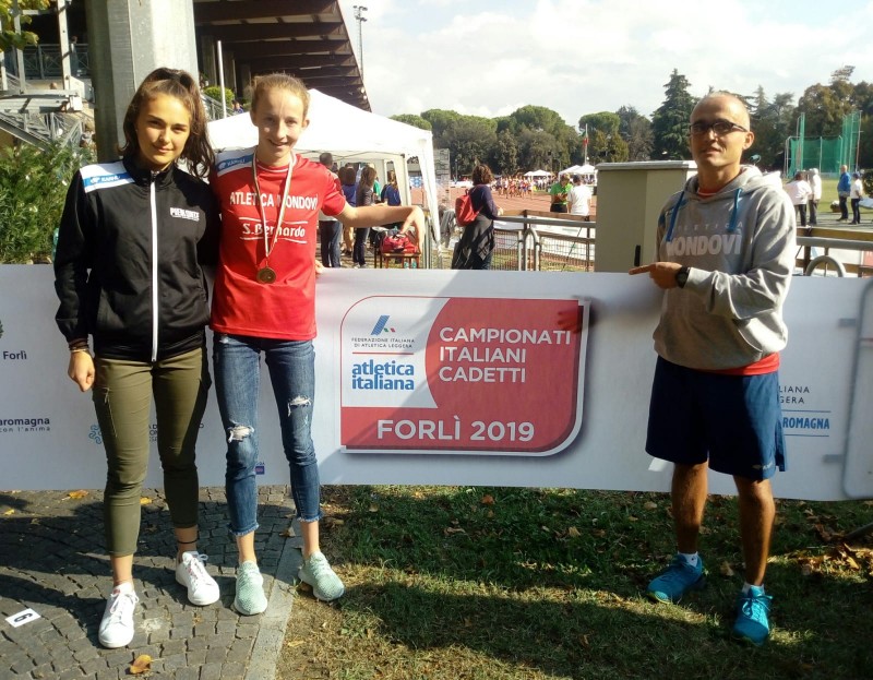 Forlì 5-6 ottobre Campionati Italiani Individuali e per Regioni Cadetti Splendido bronzo per Adele Roatta sui 2.000 metri