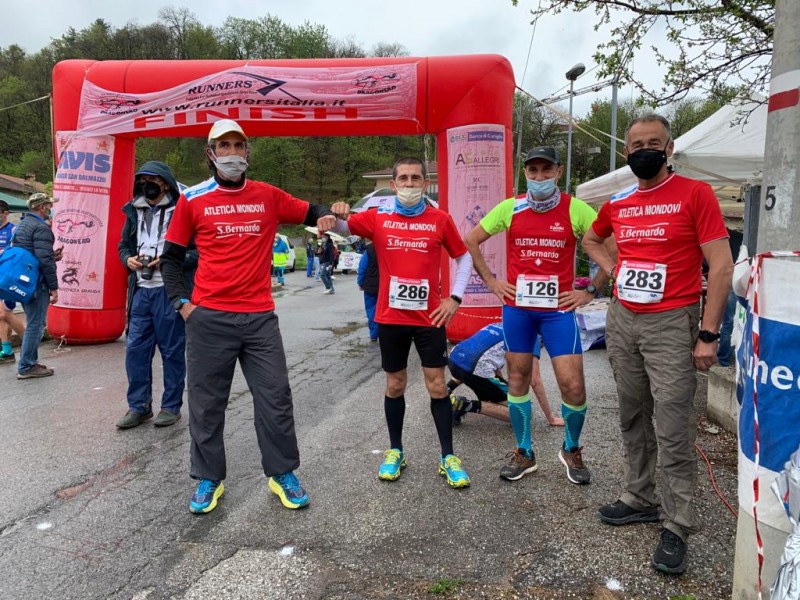 1 Maggio Cervasca Sentieri Cervaschesi L'Atletica Mondovì Acqua S. Bernardo presente con piazzamenti di categoria