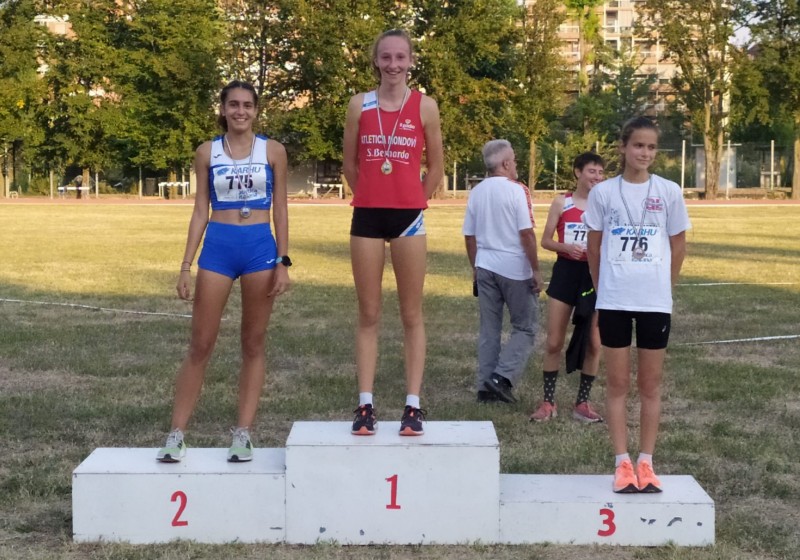 Alessandria 11 e 12 settembre Campionati Regionali Allievi e Junior Adele Roatta Campionessa Regionale sui 3.000 metri Podio per Valter Cerri, Marco Ambrosio e Andrea Guffanti