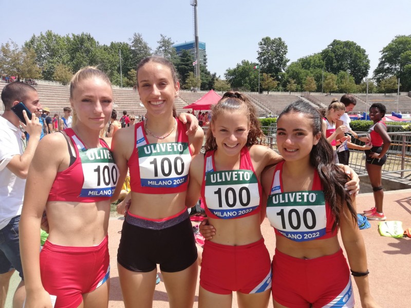 Milano 17-18-19 giugno Campionati Italiani Allievi Atletica Mondovì Acqua S. Bernardo presente