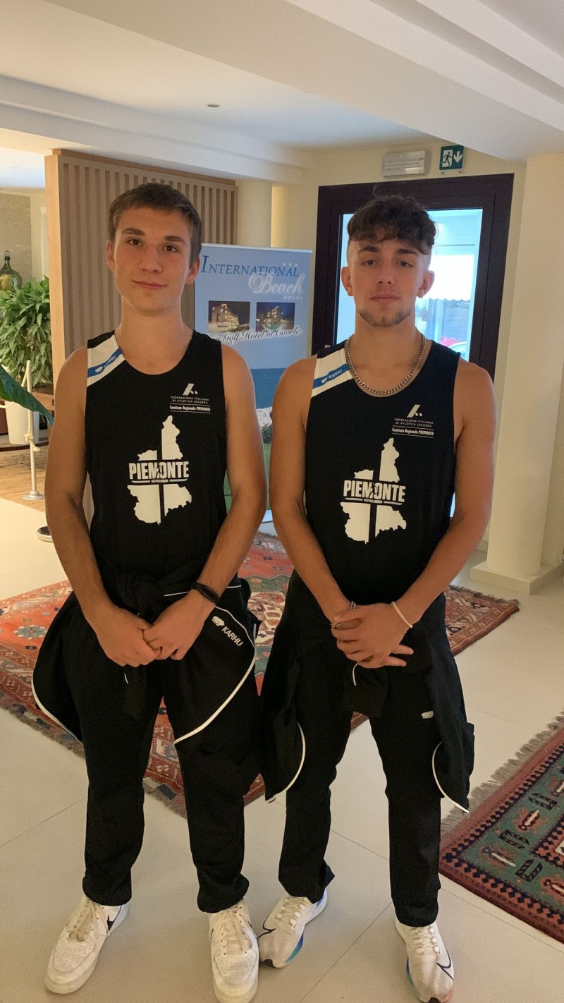 Caorle 1-2 ottobre Campionati Italiani Individuali e per Regioni Cadetti Federico Palladino e Matteo Scarrone con la maglia della rappresentativa Piemontese.