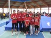 Gruppo  Ragazzi/e  Cadetti/e  ai Campionati Regionali Indoor Aosta 28.02.2010