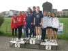 Podio staffetta 3x800 ragazze