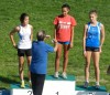 Premiazione 80 metri cadette: Michela Sibilla prima classificata