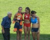 Premiazione 400 metri Allieve: Maria Pia Baudena prima classificata