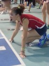 Chiara Ravotti sui blocchi