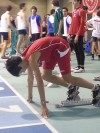 Cristian Mamino sui blocchi