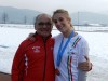 Giulia Liboà e il presidente Valter Roattino