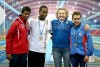 Podio 60 metri juniores con Gabriella Dorio