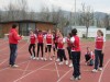 Gruppo Ragazze durante il riscaldamento