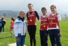 podio 60 metri ragazze: 1 Nohaila El Majid, 2 Chiara Ceragioli, 3 Maddalena Acomo