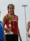 Michela Sibilla sul podio dei 100 metri