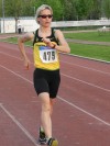 Elisa Rigaudo in riscaldamento