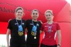 Podio 1000 metri femminili: Brogiato, Barale, Malugani