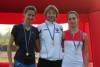 Podio 3000 metri femminili: Capustin, Papagna, Merlo - Foto di Giusy Diliberto