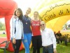 Premiazione 150 metri femminili