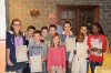 Gruppo Esordienti col presidente Roattino