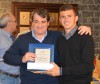 Premiazione di Ferdinando  Mulassano con Petro Blengini (Ass. Provincia)