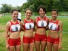La staffetta 4x100 dell'Atletica Mondovì