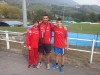 Francesco Comino e Oleg Torchio con il tecnico Enrico Priale