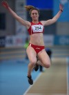 Giulia Liboà in fase di volo