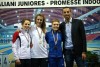 Podio 200 metri juniores