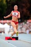 Giulia Liboa in azione nel salo in lungo - Foto Colombo Fidal