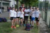 Le staffette ragazze e ragazzi con il tecnico Ferdinando Pace