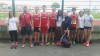 Cadetti e cadette dellAtletica Mondovi con il tecnico Enrico Priale 