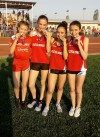 Rebecca Roà, Celeste Dotta, Francesca Bilardo, Paola Grosso Bronzo 4x100 ragazze 