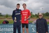 Luca Bertano (a dx) campione provinciale triplo cadetti, 2 Valter Cerri