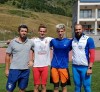 Luca Bertano e Valter Cerri tra i tecnci Enrico Priale e Giovanni Mulassano a Sestriere2