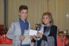 Giorgio Tornavacca premiato da Maddalena Moscarini dell' Ambulatorio BIOS
