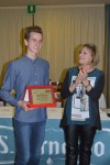 Luca Bertano riceve il premio Milvio Fantoni