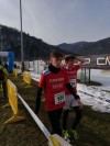 Davì e Bertaina all'arrivo