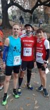 Andrea Borello, Roberto Gabutti e Adriana Sciolla alla maratona Tfast 42 di Torino