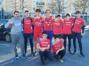 I cadetti con il tecnico Marco Chiecchio
