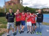 Cillario Palladino Cerri Beccaria bronzo 4x100 cadetti con i tecnici pezzo un bel numero_1