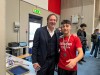 Lorenzo vera con il Presidente Fidal Stefano Mei