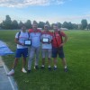 Il presidente Boselli con i tecnici Pietro Rossi Ferdinando Pace ed Enrico Priale