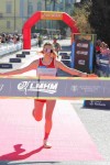 laura Restagno all'arrivo