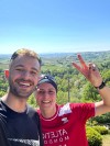 Fabrizio Gullino e Marta Zavattaro al Trail delle Rocche_Monta_25apr